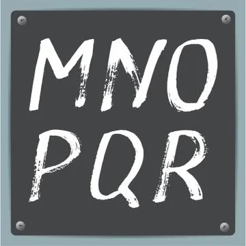 Vector  hand-draw alphabet Stock Illustration