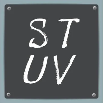 Vector  hand-draw alphabet Stock Illustration