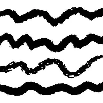 Vector hand drawn arrow elements isolated on white. Stock Illustration