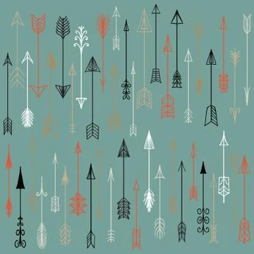 Vector hand drawn arrows collection. Stock-Illustration