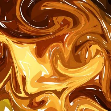 Vector Hand drawn artwork on water marble texture. Liquid paint pattern. Abst 스톡 일러스트