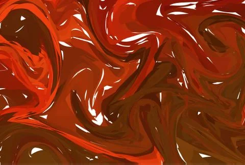 Vector Hand drawn artwork on water marble texture. Liquid paint pattern. Abst 스톡 일러스트