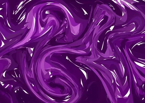Vector Hand drawn artwork on water marble texture. Liquid paint pattern. Abst Stock Illustration