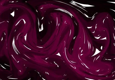 Vector Hand drawn artwork on water marble texture. Liquid paint pattern. Abst Stock Illustration