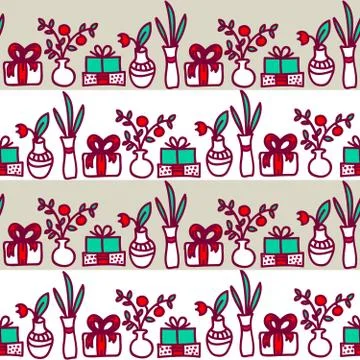 Vector hand drawn background Stock Illustration