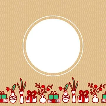 Vector hand drawn background Stock Illustration