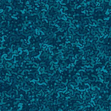 Vector hand drawn blue monochrome purifier fish skin seamless pattern Иллюстрация