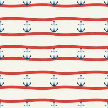 Vector hand drawn colored childish seamless repeat simple flat pattern with Stockillustratie