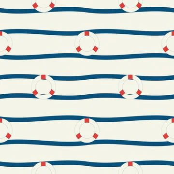 Vector hand drawn colored childish seamless repeat simple flat pattern with Illustrazione stock