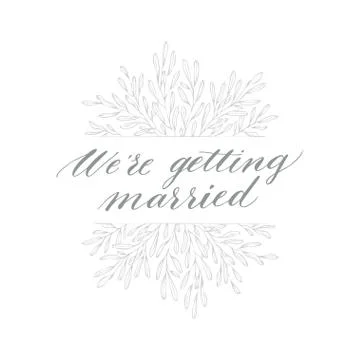 Vector of hand drawn design element and object. Vintage floral element. Wedding Stock Illustration