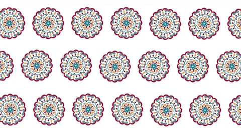 Vector hand drawn doodle mandala Stock Footage 160324939