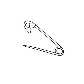 Vector hand drawn doodle sketch English pin Stock Illustration