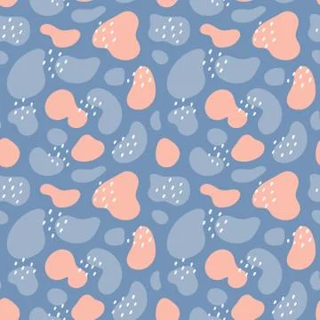 Vector hand drawn element repeat pattern Stock Illustration