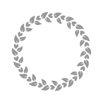 Vector Hand drawn floral frame with leaves. Decorative elements for wedding 库存插图