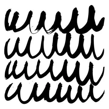 Vector hand drawn illustration with cote colorfull elephants Stock Illustration