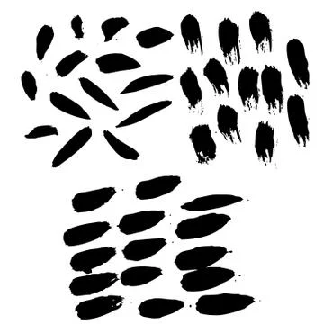 Vector hand drawn illustration with cote colorfull elephants Stock Illustration