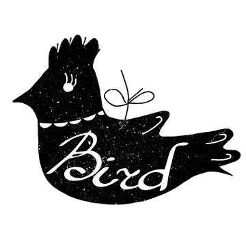 Vector hand-drawn lettering Stock Illustration