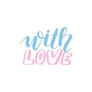 Vector hand drawn lettering phrase. Modern brush calligraphy. Stock Illustration