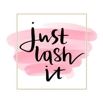 Vector hand drawn lettering phrase. Modern brush calligraphy. Stock Illustration