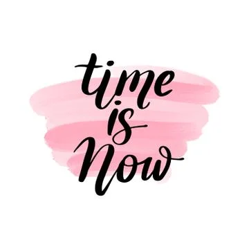 Vector hand drawn lettering phrase. Modern brush calligraphy. Stock Illustration