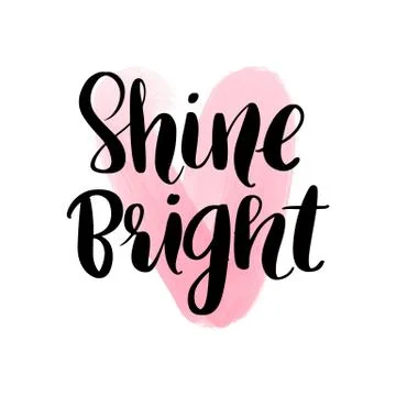 Vector hand drawn lettering phrase. Modern brush calligraphy. Stock Illustration