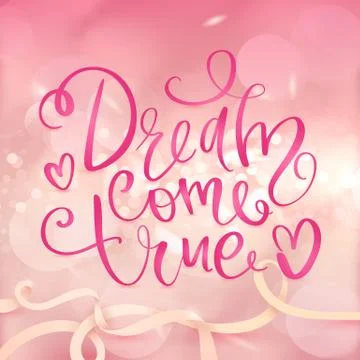 Vector hand drawn lettering phrase. Modern brush calligraphy. Stock-Illustration