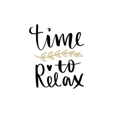 Vector hand drawn lettering phrase. Modern brush calligraphy. Stock Illustration