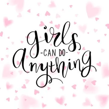 Vector hand drawn lettering phrase. Modern brush calligraphy. Stock Illustration