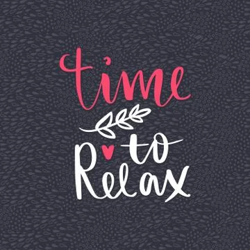 Vector hand drawn lettering phrase. Modern brush calligraphy. Stock Illustration