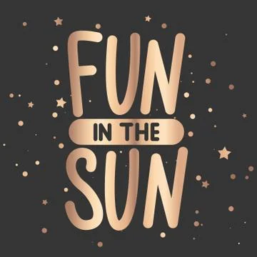 Vector hand drawn lettering phrase. Modern golden brush calligraphy Stock Illustration