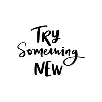 Vector hand drawn lettering phrase. Modern brush calligraphy Stock Illustration