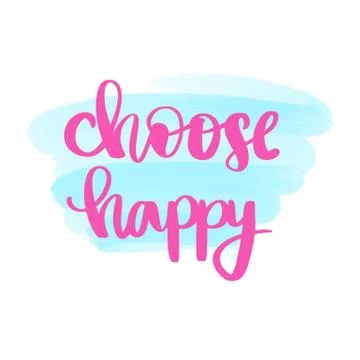 Vector hand drawn lettering phrase. Modern brush calligraphy. Stock Illustration