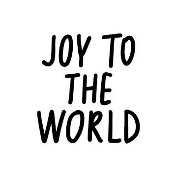 Vector hand drawn lettering phrases. Merry Christmas and Happy New Year Stock Illustration
