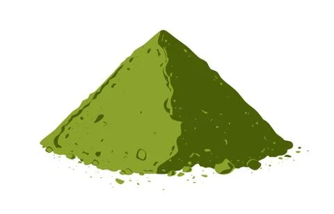 Vector hand drawn matcha illustration Stock Illustration
