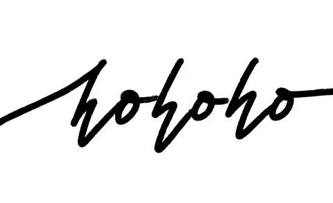 Vector hand drawn modern pen calligraphy. Merry Christmas and Happy New Year Illustration