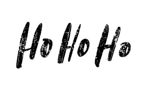 Vector hand drawn modern pen calligraphy. Merry Christmas and Happy New Year Stock Illustration