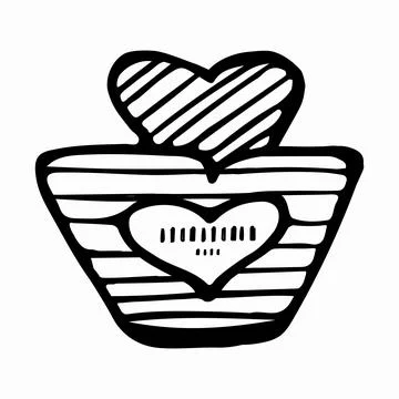 Vector hand drawn Perfume outline doodle icon. Perfume sketch illustration fo Stock-Illustration