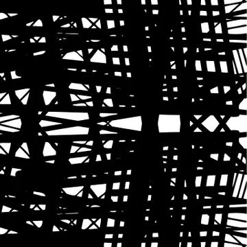 Vector hand-drawn seamless pattern with abstract urban ornament Stock Illustration