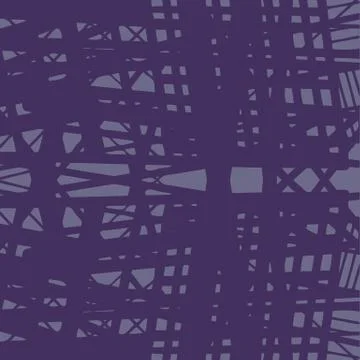 Vector hand-drawn seamless pattern with abstract urban ornament Stock Illustration