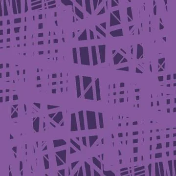 Vector hand-drawn seamless pattern with abstract urban ornament Stock Illustration