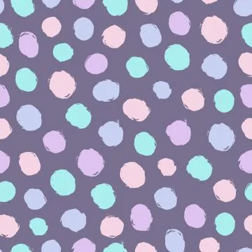 Vector hand drawn seamless pattern Stock Illustration