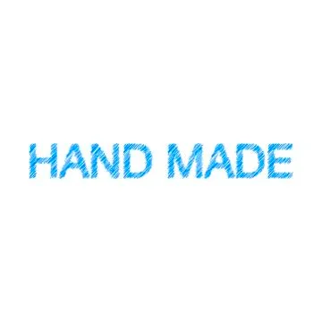 Vector hand drawn sketch lettering illustration for professional design Stock Illustration