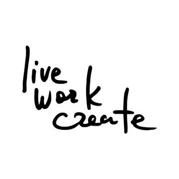 Vector hand drawn slogan. Brush ink painted letters. Lettering and custom typ Stock Illustration