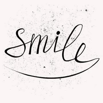 Vector hand drawn typography poster. Stylish typographic poster design Stock-Illustration