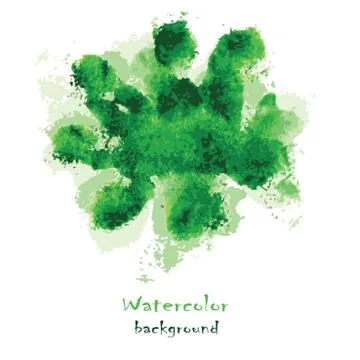 Vector hand drawn watercolor background for you design. Illustrazione stock