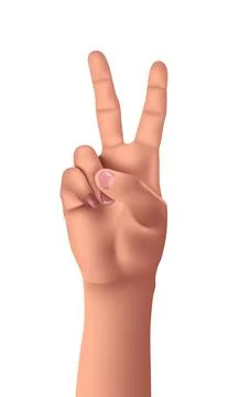 Vector hand in gradient style Stock Illustration