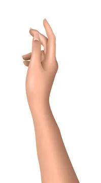 Vector hand in gradient style Stock Illustration