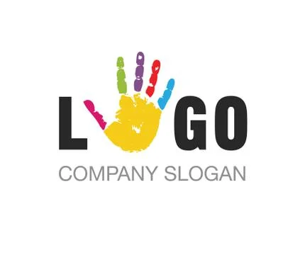 Vector - Hand paint education logo Vector illustration. Stock Illustration