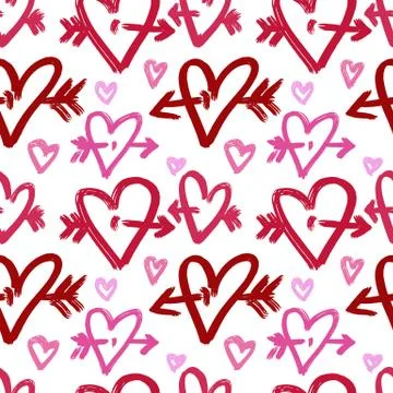 Vector hand-painted ink illustration with brush strokes Stock Illustration