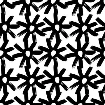 Vector hand-painted ink illustration with brush strokes イラスト素材